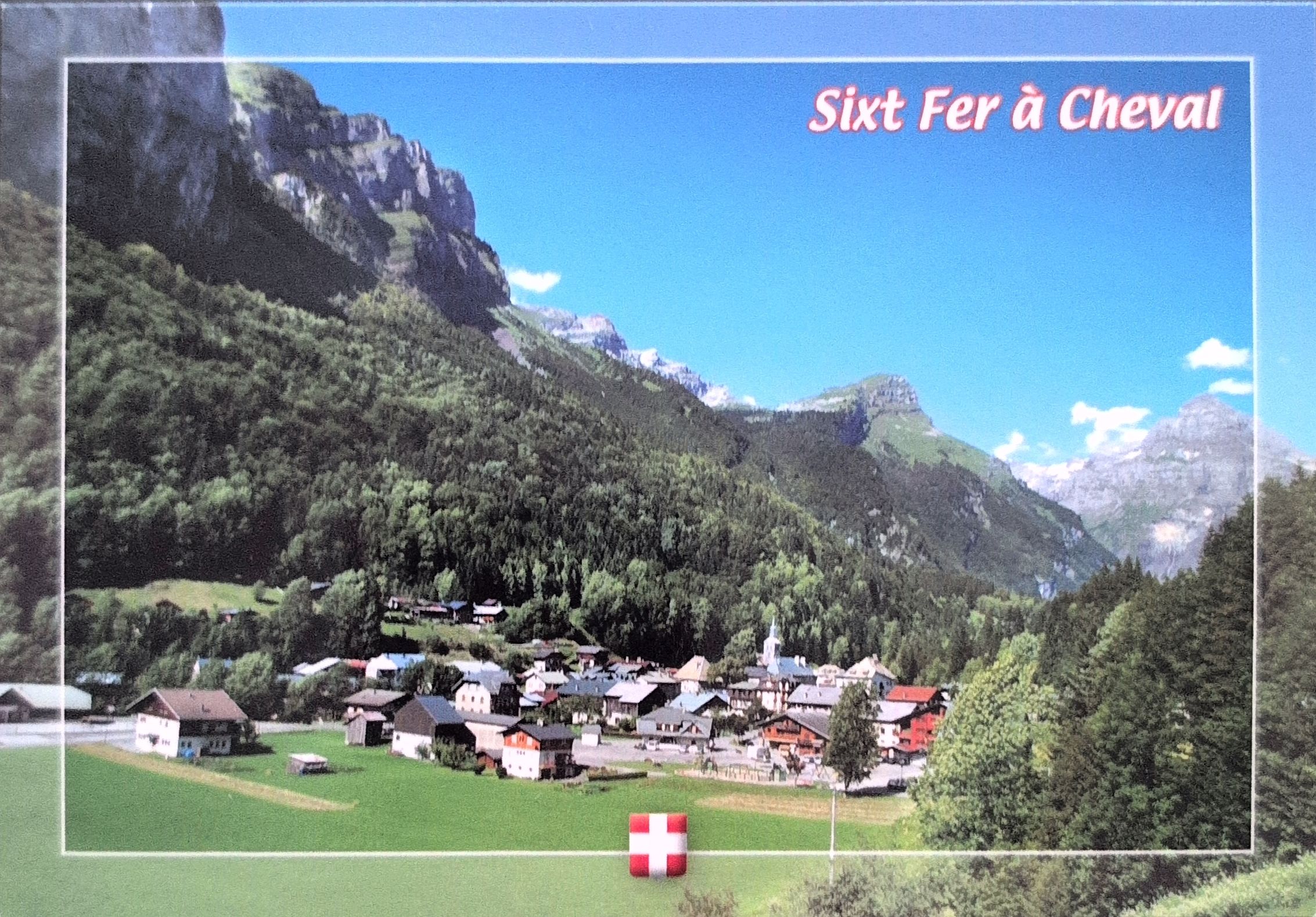 Sixt-Fer-à-Cheval — Vue du village dans la vallée