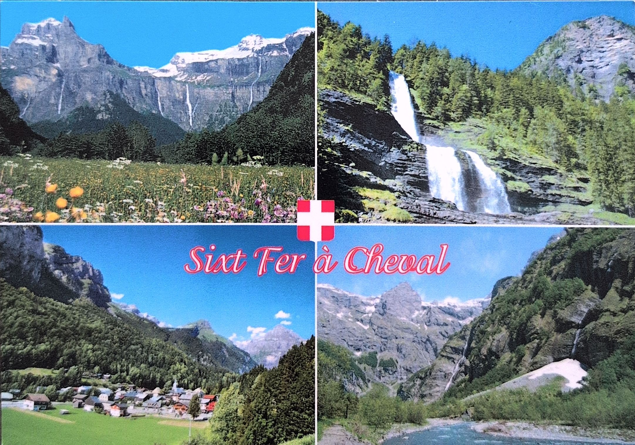 Sixt-Fer-à-Cheval — Village, cascades et montagnes